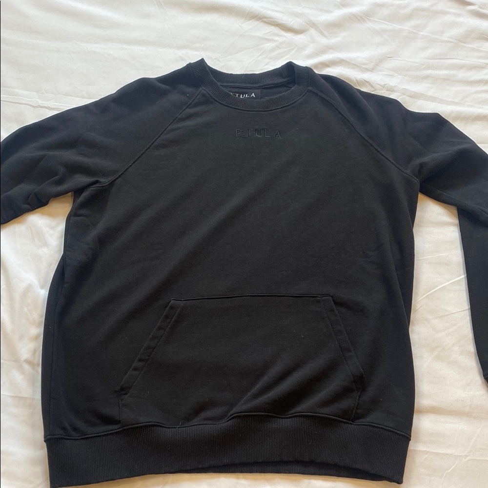 Black Ptula Pullover Sweater